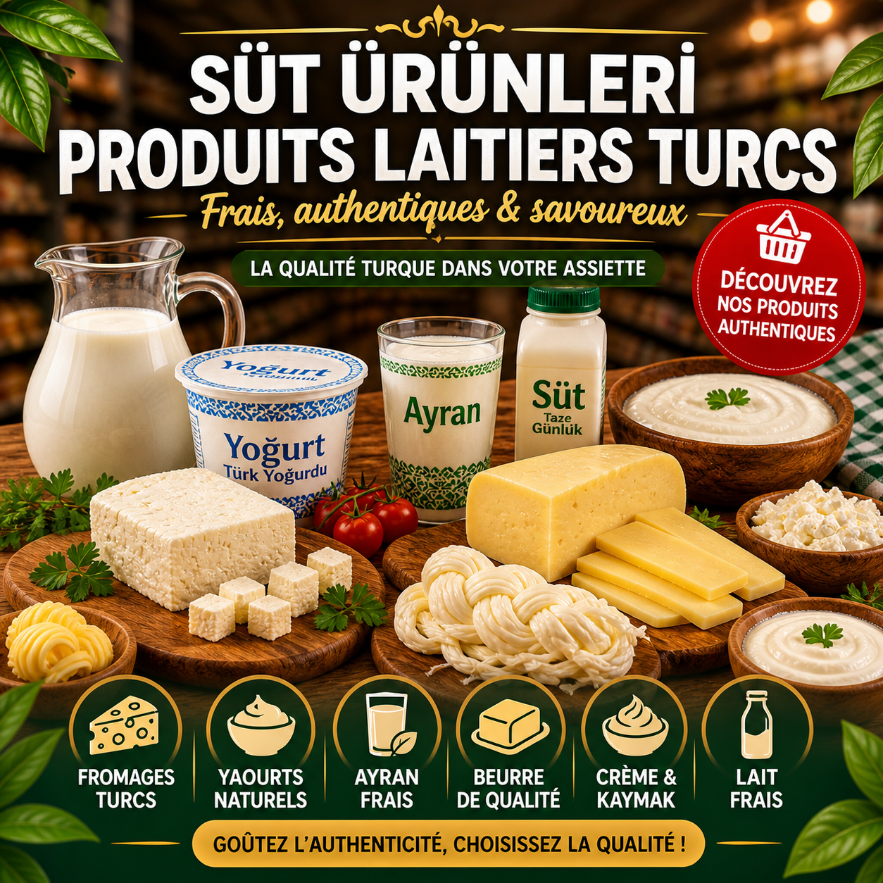 Produits laitiers