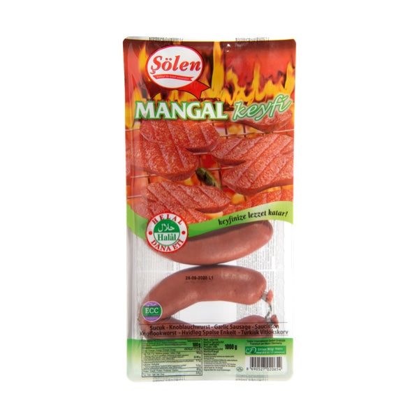 Solen Kangal Mangal Keyfi Sucuk 1kg – Saucisse turque à l’ail