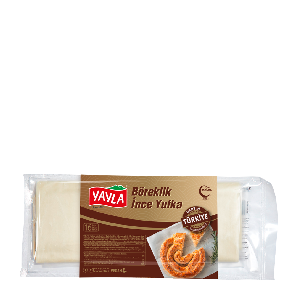 Yayla Böreklik İnce Yufka 700g – Börek için ince yufka hamuru