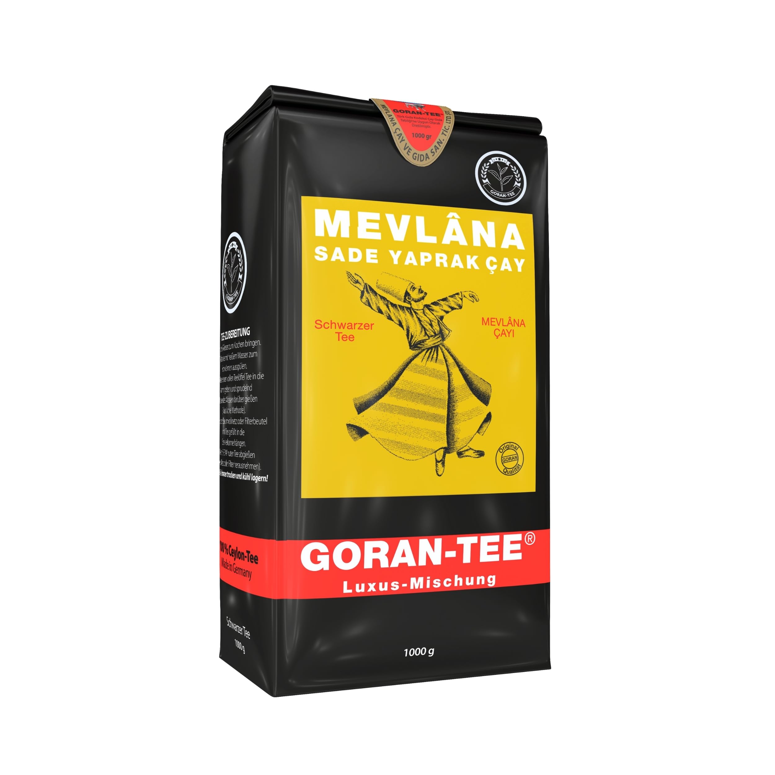Mevlana Sade Yaprak Çay (500g / 1000g) – Naturel yaprak siyah çay