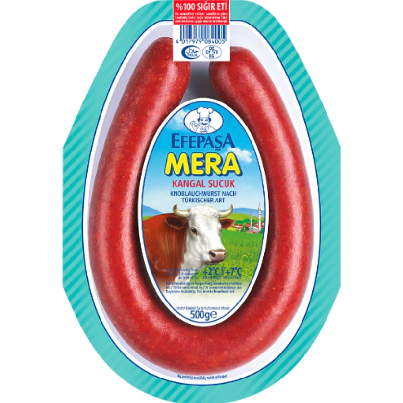 Efepasa Mera Kangal Sucuk 500g – Saucisse turque à l’ail