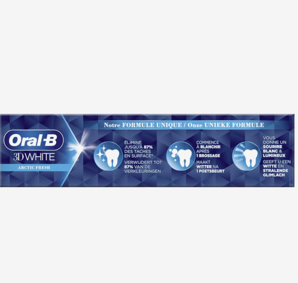 Oral-B Dentifrice 3D White Menthe 75ml