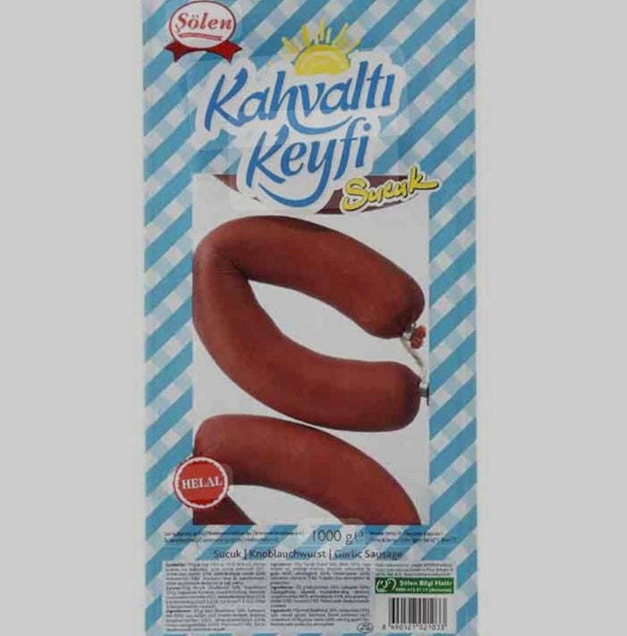 Solen Kahvalti Keyfi Kangal Sucuk 1kg – Saucisse turque à l’ail