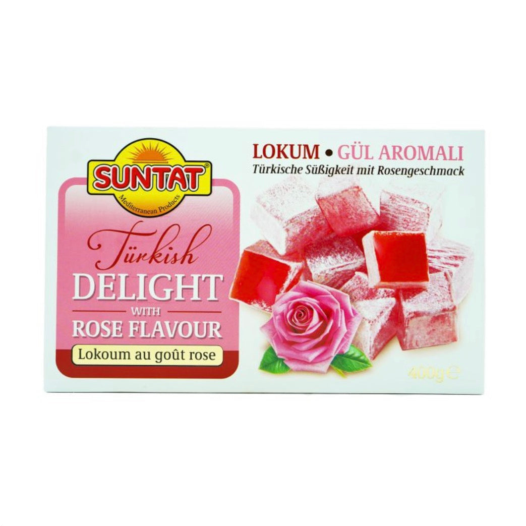 Suntat Lokum Gül Aromalı 400g