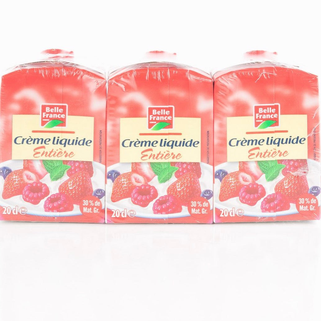 Belle France Crème Liquide Entière 3x20 cl