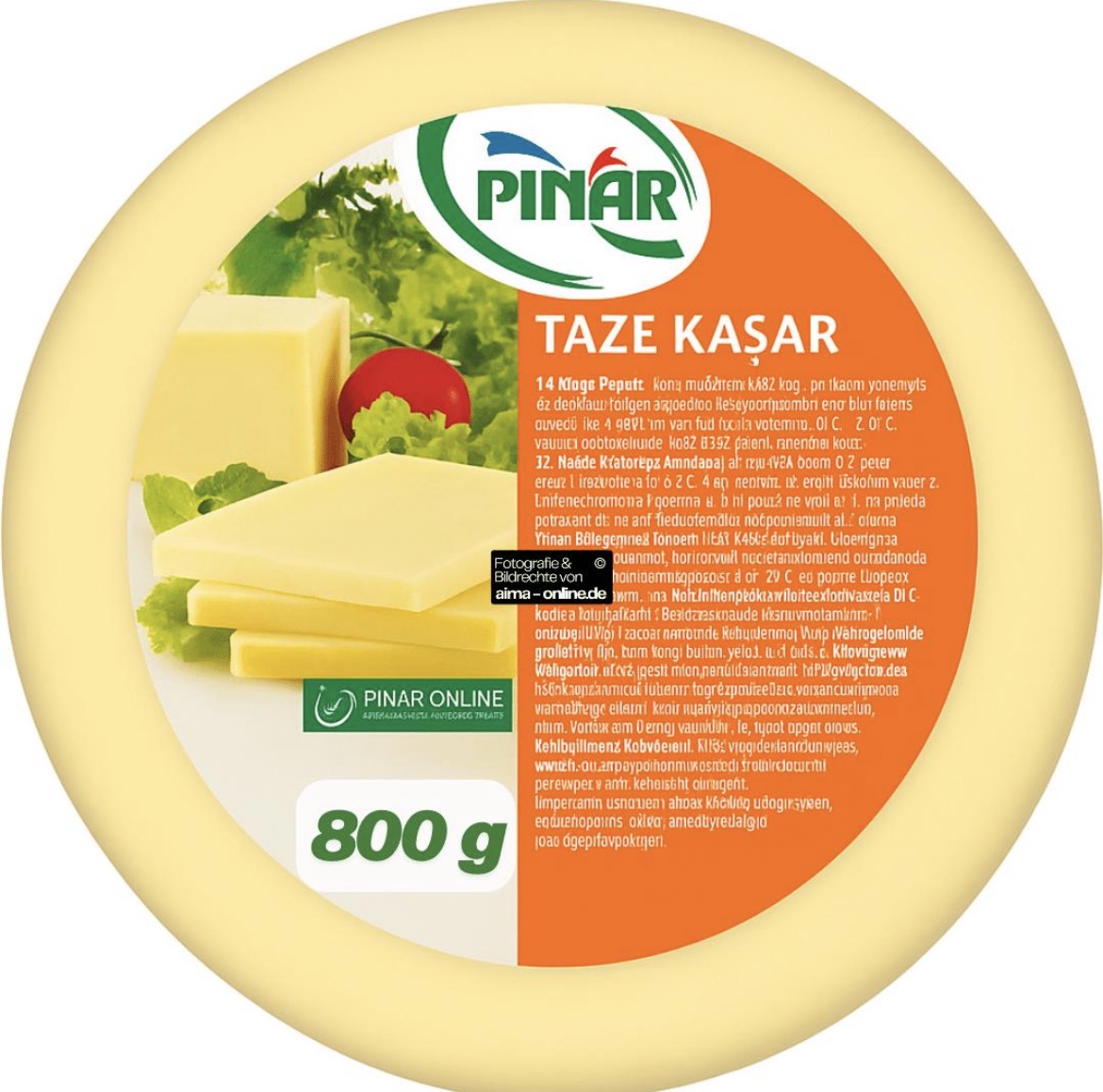Pınar Kaşar Peyniri 800g
