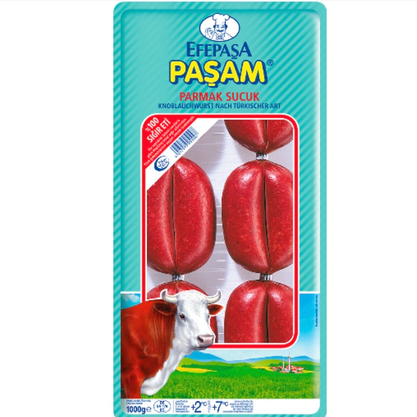 Efepasa Pasam Parmak Sucuk 1kg – Saucisse turque à l’ail