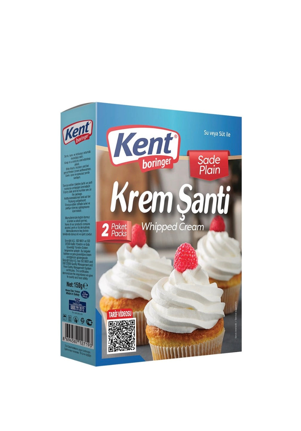 Kent Pasta Kreması Sade 150 g 2 paket
