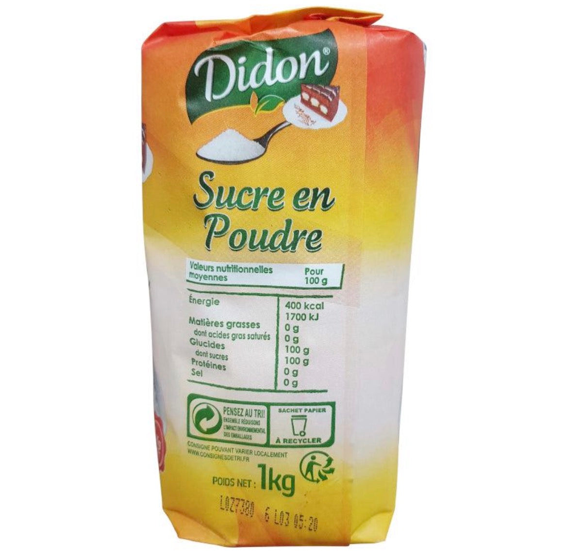 Didon Sucre en Poudre 1kg