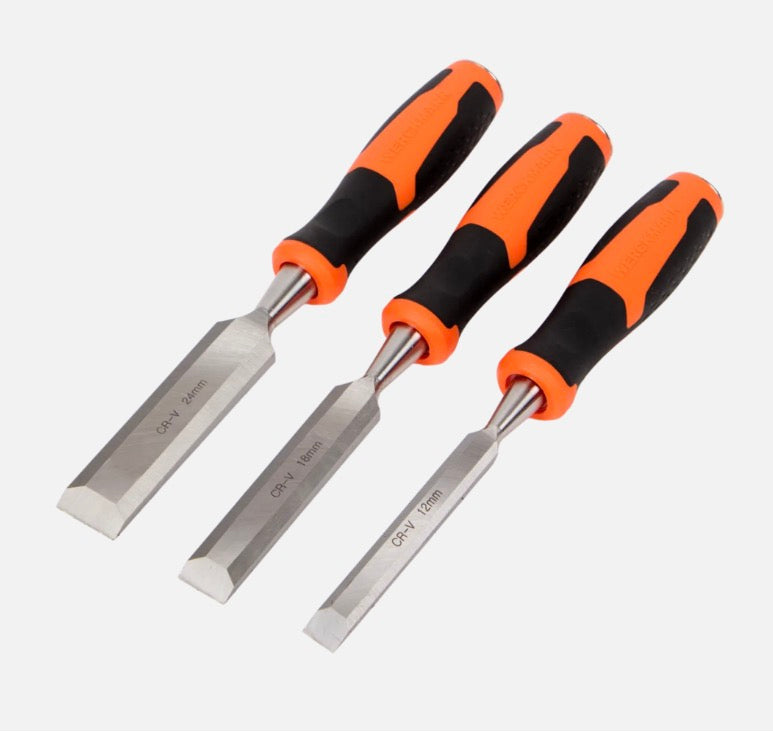 Werckmann Set de Ciseaux à Bois 3 pcs