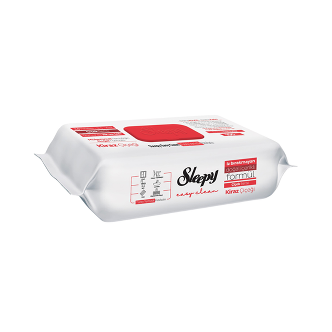 Sleepy Easy Clean Temizlik Mendilleri – Kırmızı (koku)