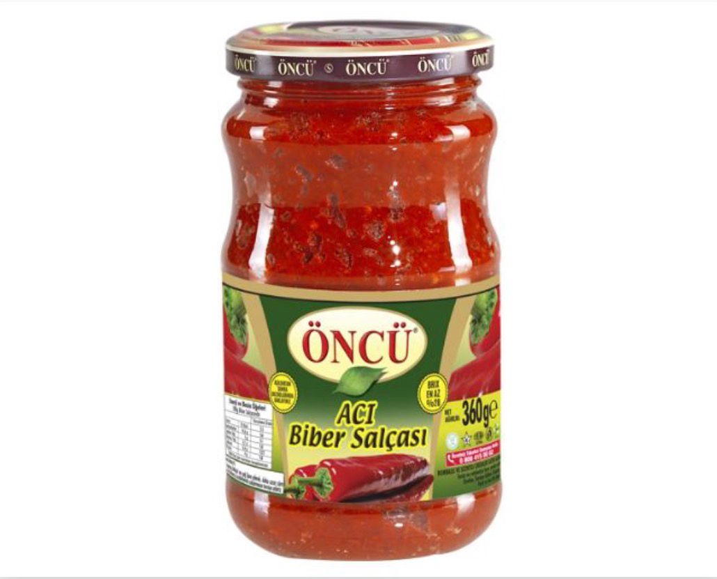 Öncü Acı Biber Salçası 370g – Concentré de piment fort