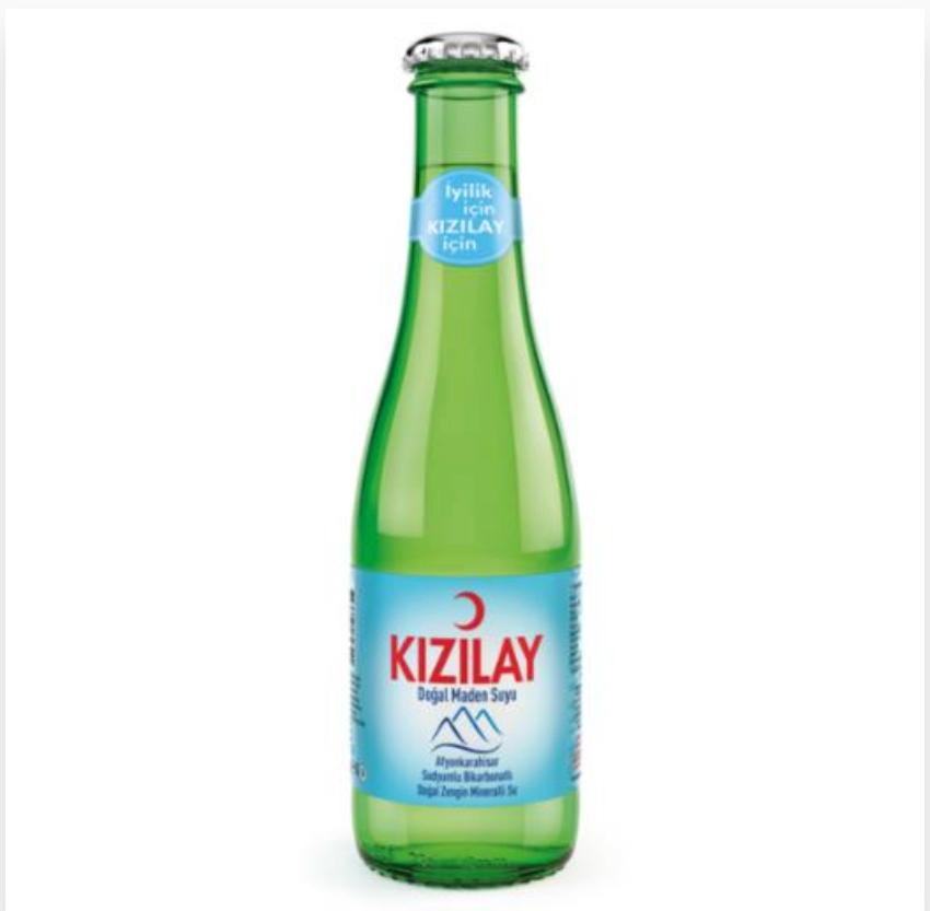 Kızılay Maden Suyu 20cl x6 – Eau minérale gazeuse turque