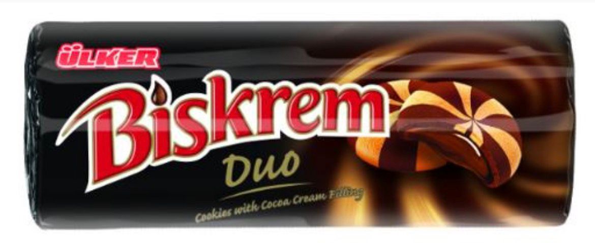 Ülker Biskrem Duo 120g – Biscuits fourrés double crème