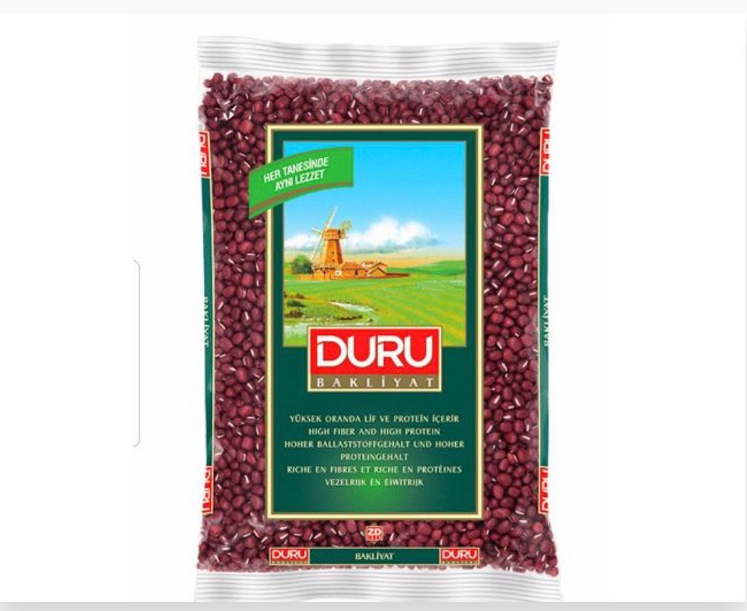Duru Azuki Fasulyesi 1kg