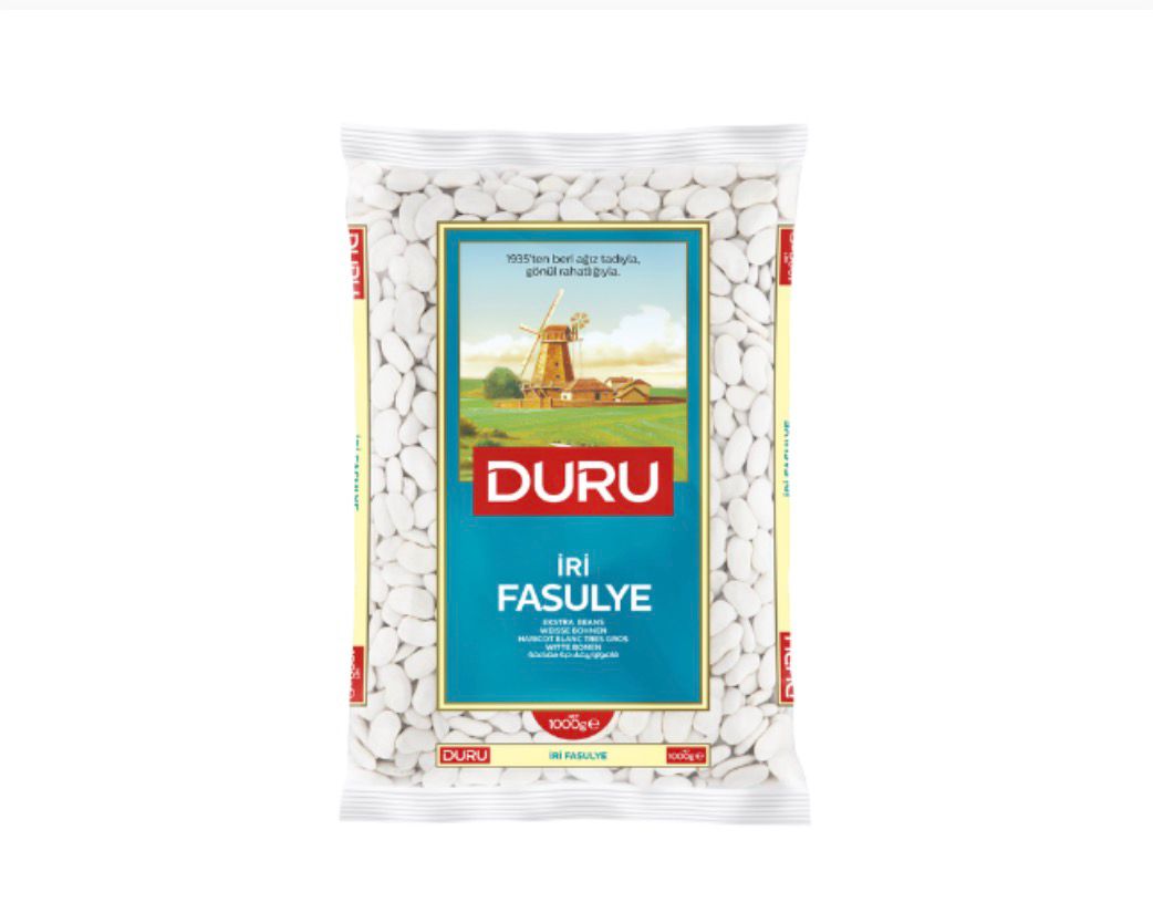 Duru Büyük Beyaz Fasulye 1kg