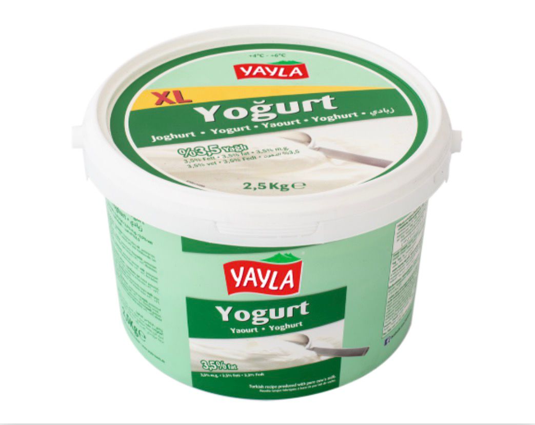 Yayla Yoğurt Nature – Yaourt turc (1kg / 2kg / 5kg)