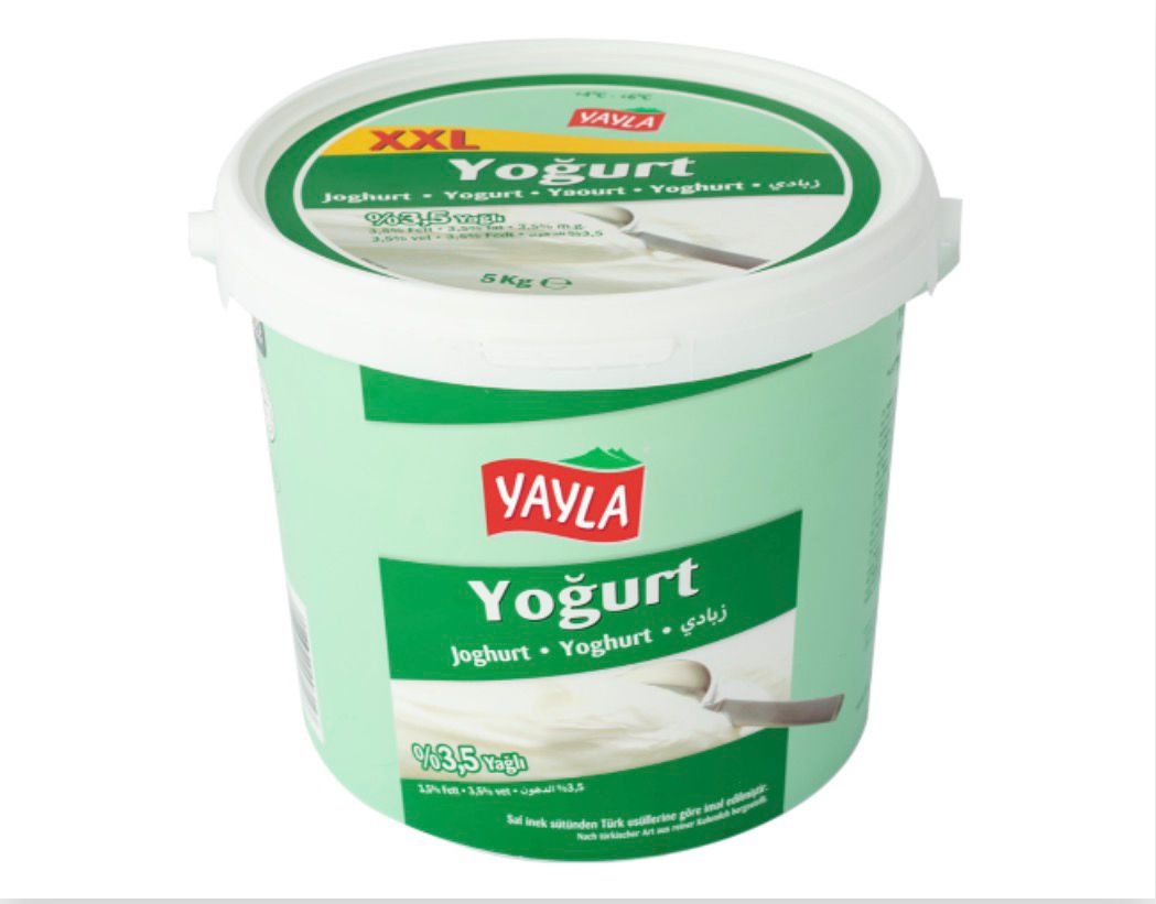 Yayla Yoğurt Nature – Yaourt turc (1kg / 2kg / 5kg)